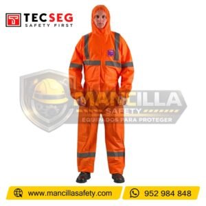 Traje descartable Tecseg TSG15OR alta Visibilidad