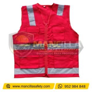 Chaleco Modelo H Drill Tecnología Rojo