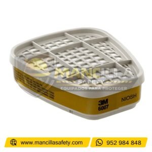 3M FILTRO 6007 VAPORES DE CLORO Y MERCURIO