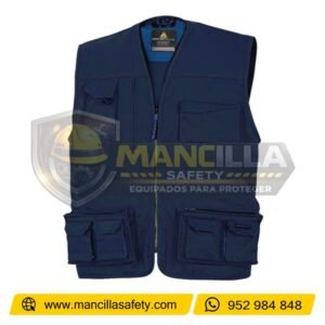 Chaleco de Seguridad  M2GI2 Azul Marino Deltaplus