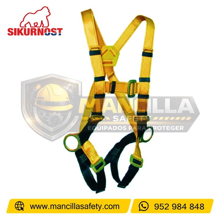 Arnés de 3 Argollas Modelo SK-A3L-YB1 Sikurnost