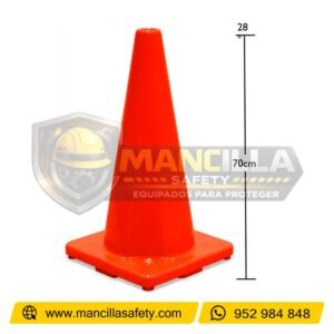 Cono de Seguridad PVC 28″ Importado