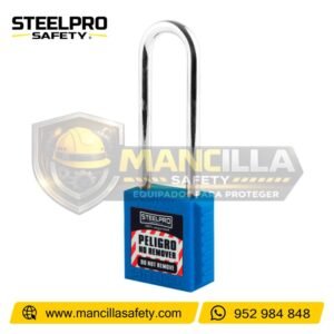 Candado de Bloqueo X10 Long Azul Steelpro