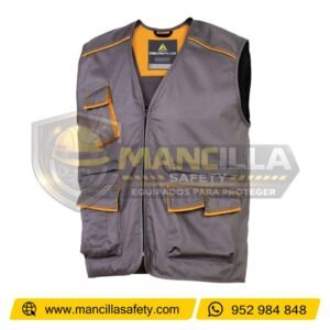 Chaleco M6GIL Plomo con Naranja Delta Plus