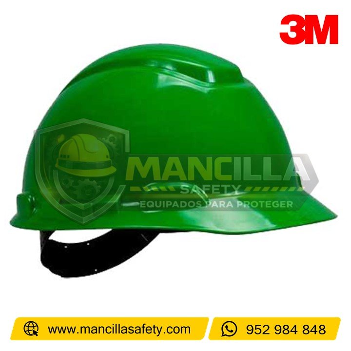 Casco de seguridad H700 Verde 3M