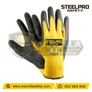 Guantes Anticorte Multiflex Latex Amarillo Steelpro