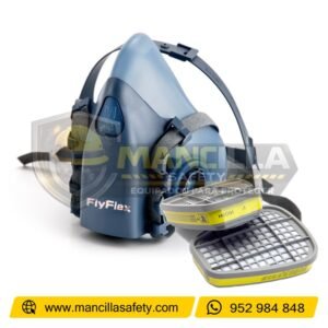 RESPIRADOR 7502 MEDIA CARA CON FILTRO PARA GASES FLYFLEX