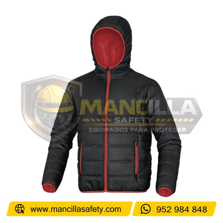 Casaca DOON Negro con Rojo Delta Plus