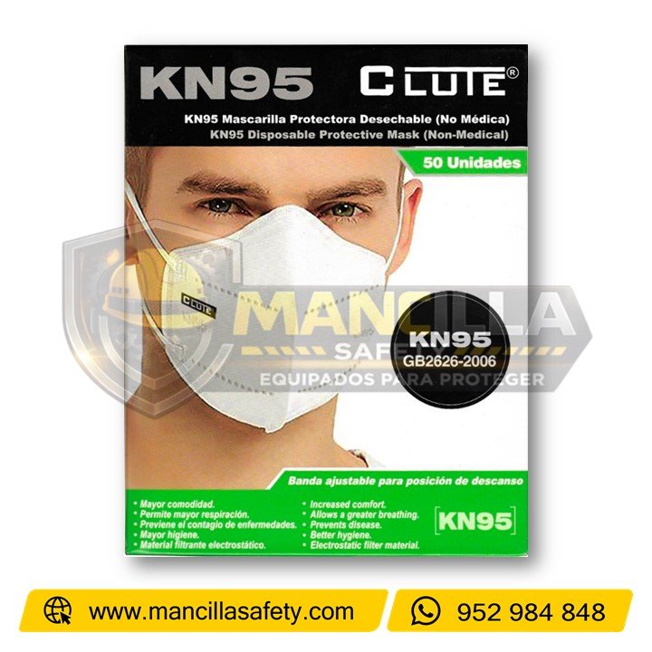 MASCARILLA KN95 CLUTE