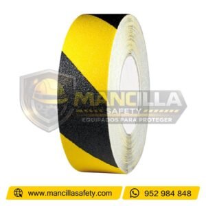 Cinta Antideslizante Negro con Amarillo Astara