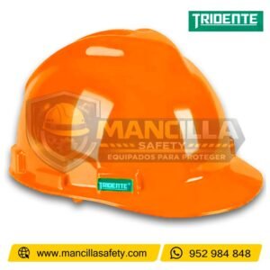 Casco de Seguridad Tridente Anaranjado