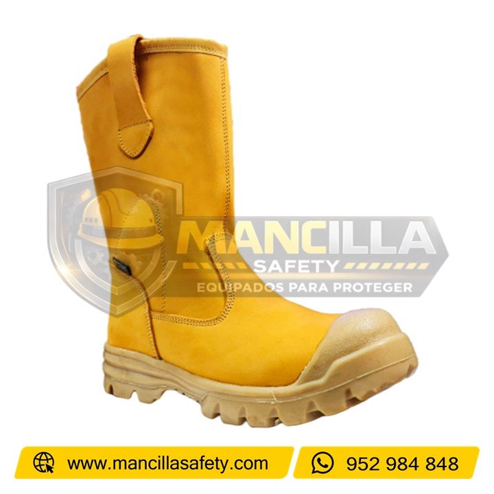 Bota Campera Dieléctrica Color Amarillo P/Baquelita Faj