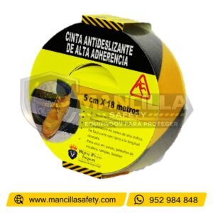 Cinta Antideslizante Negro con Amarillo Importado