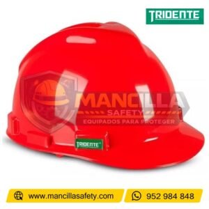 Casco de Seguridad Tridente Rojo