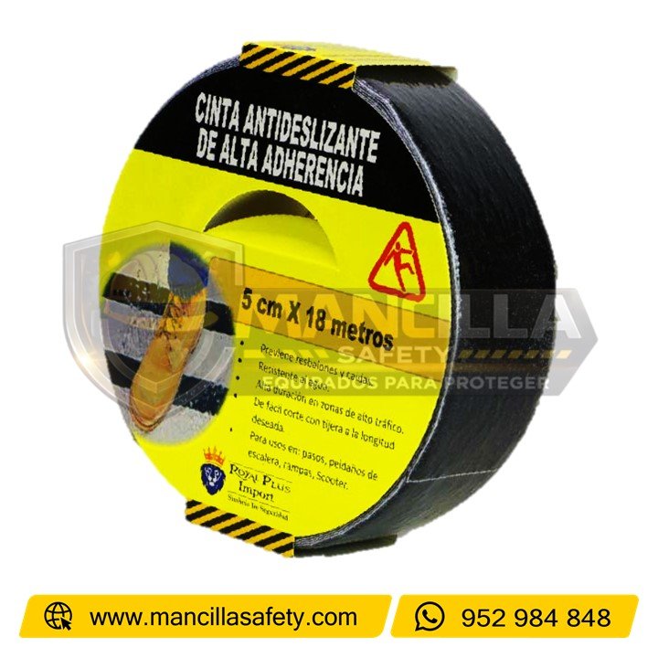 Cinta Antideslizante Negro Importado
