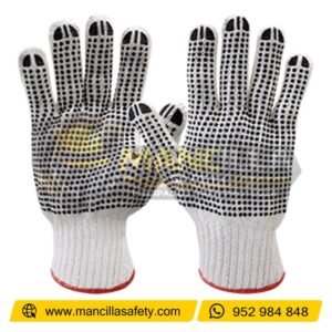 Guantes de Hilo con Punto PVC Clute