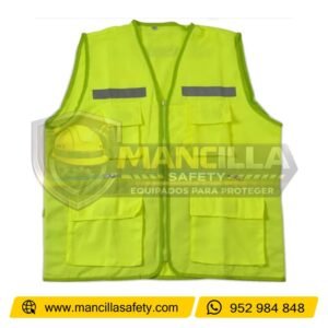 Chaleco Modelo Reportero Drill Tecnología Fosforescente