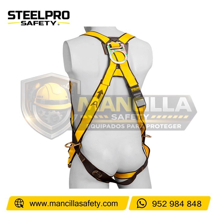 Arnés de 3 argollas económico steelpro