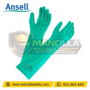 Guantes Nitrilo Solvex 18" Ansell