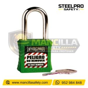 Candado de Seguridad Steelpro X10 Verde