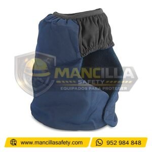 Cortaviento Acolchado con Polar azul