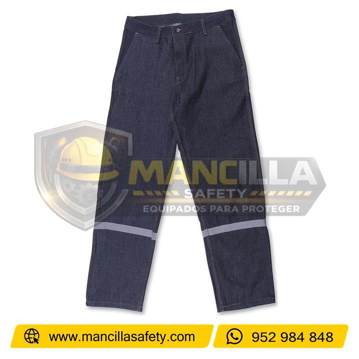 Pantalón de Trabajo Jean Crudo Para Soldar