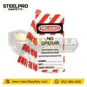 Tarjeta No Operar Lock Out Pack Steelpro