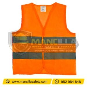Chaleco de Seguridad Reflectivo Poliéster Anaranjado