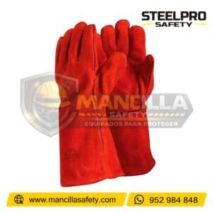 Guante Soldador Rojo steelpro