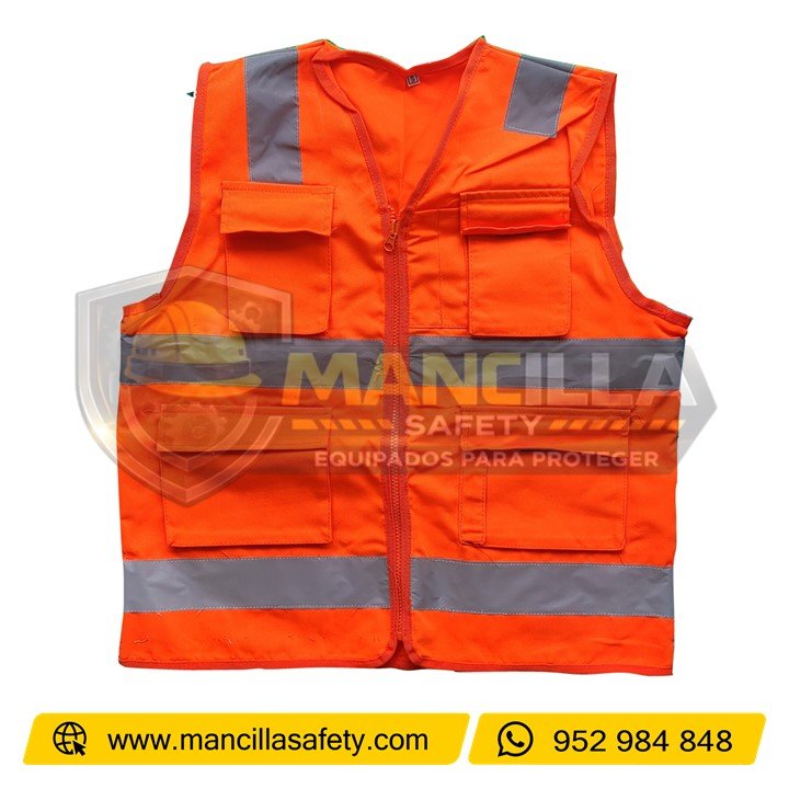 Chaleco Modelo H Drill Tecnologia Anaranjado
