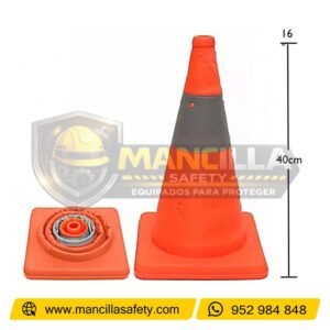 Cono de Seguridad Plegable Anaranjado 16"